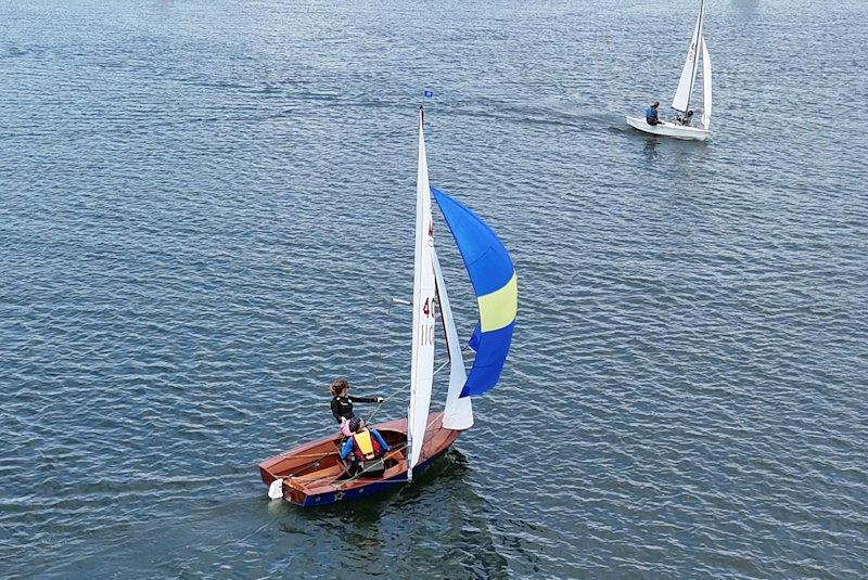 First Double Handed, Simon and Julie Dolman - Border Counties Midweek Sailing at Shotwick Lake - photo © Ian Clowes