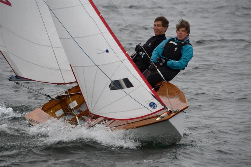 Smiles on Saturday during the Ripon National 12 and Double Hander Weekend photo copyright Gail Jackson taken at Ripon Sailing Club and featuring the Miracle class
