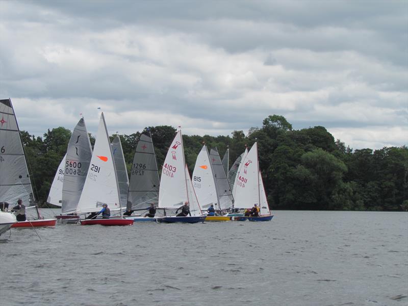 Startline in the Border Counties at Shropshire Sailing Club - photo © Brian Herring