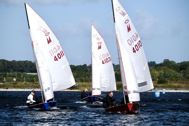 3rd place Mark and Ian (4011) during the Miracle Welsh Area Championship at Shotwick Lake photo copyright Ian Clowes taken at Shotwick Lake Sailing and featuring the Miracle class