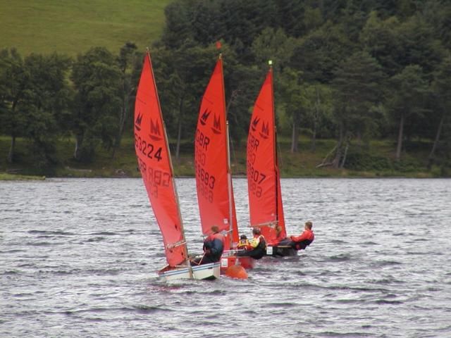 Sailing at the Mirror Scottish Championships photo copyright Alan Henderson taken at St Mary's Loch Sailing Club and featuring the Mirror class