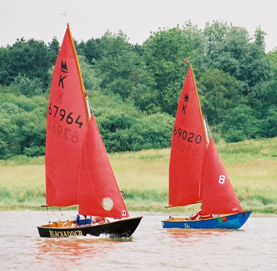 A light force 2 and sunshine for the Deben Mirror Open photo copyright Ben Alexander taken at Deben Yacht Club and featuring the Mirror class