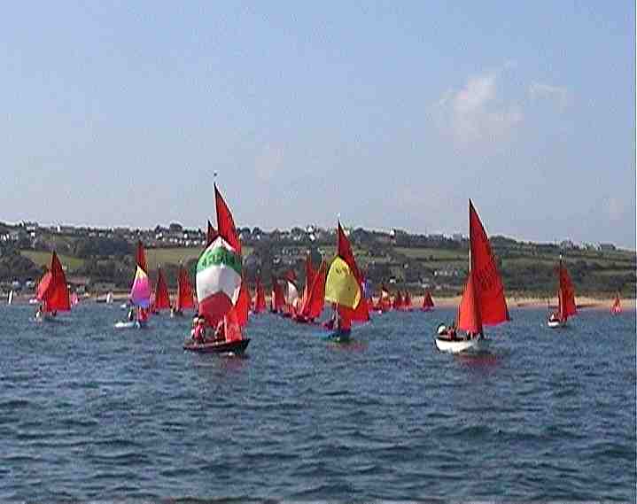 Action from Abersoch Mirror Week photo copyright Richard Robinson taken at South Caernarvonshire Yacht Club and featuring the Mirror class