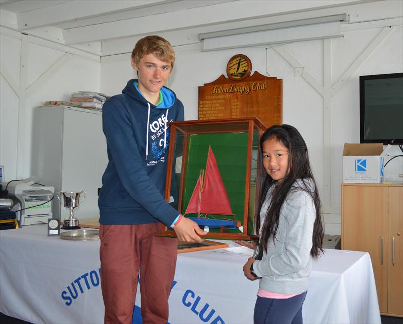 Robert Dickson & Meisha Johnston win the Irish Mirror Eastern Championships photo copyright Andy Johnston taken at Sutton Dinghy Club and featuring the Mirror class