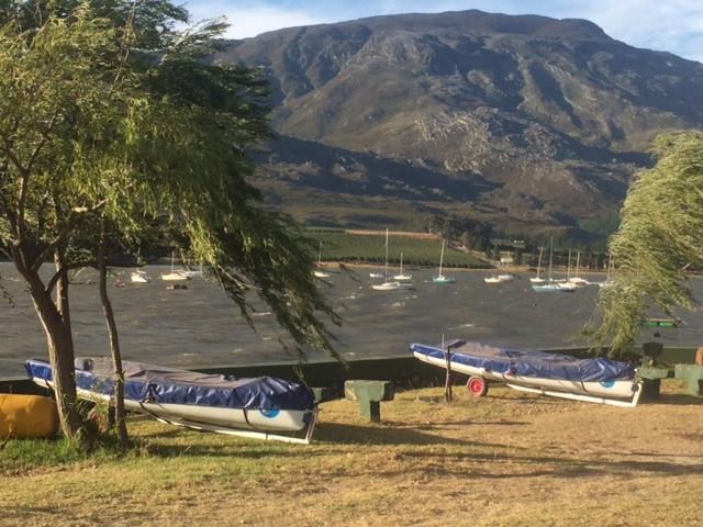 Strong winds for the practice race at the Mirror World Championship photo copyright Rob Bellfield taken at Theewater Sports Club and featuring the Mirror class