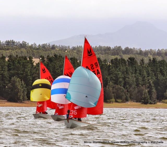 Mirror World Championship in South Africa photo copyright Trevor Wilkins Photography taken at Theewater Sports Club and featuring the Mirror class