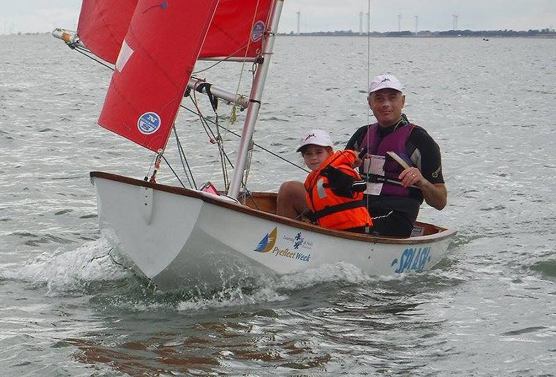 Pyefleet Week 2016 day 1 photo copyright Mandy Bines taken at Brightlingsea Sailing Club and featuring the Mirror class