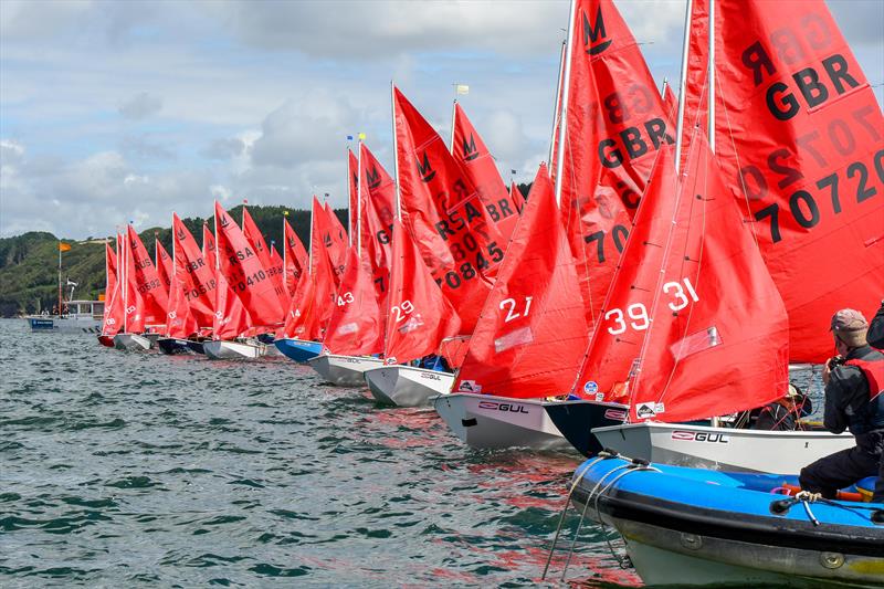 The final race in the Gul Mirror Worlds at Restronguet photo copyright Lee Whitehead / www.photolounge.co.uk taken at Restronguet Sailing Club and featuring the Mirror class