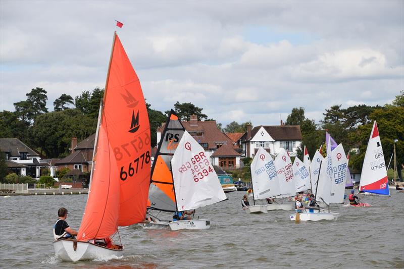 Slow Handicap dinghies at Oulton Week 2017 - photo © Trish Barnes