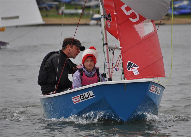 Dave & Harriett Wade Inter-club Warwick Trophy at Hollowell photo copyright Stewart Elder taken at Hollowell Sailing Club and featuring the Mirror class