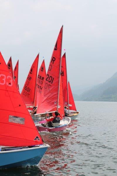 Mirror Northern Travellers at Bassenthwaite photo copyright Ian Hall taken at Bassenthwaite Sailing Club and featuring the Mirror class