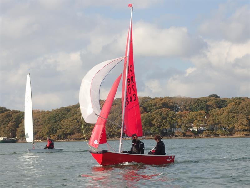 Chichester Yacht Club Frozen Toe Series Day 1 photo copyright Isabella Mapstone taken at Chichester Yacht Club and featuring the Mirror class