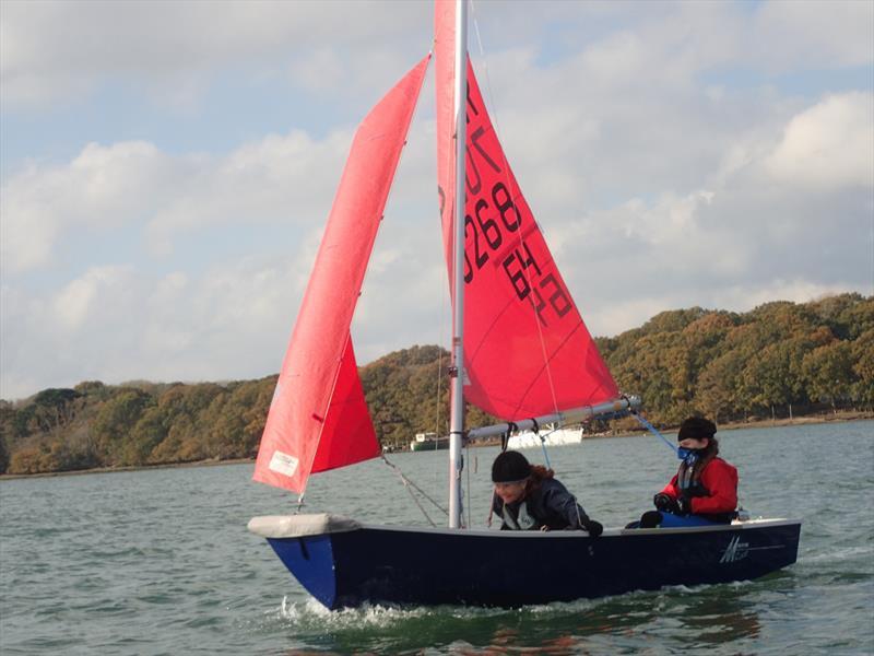 Chichester Yacht Club Frozen Toe Series Day 1 photo copyright Isabella Mapstone taken at Chichester Yacht Club and featuring the Mirror class