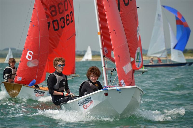 Crewsaver Mirror Nationwide Trophy round 3 at Itchenor photo copyright Mary Pudney taken at Itchenor Sailing Club and featuring the Mirror class