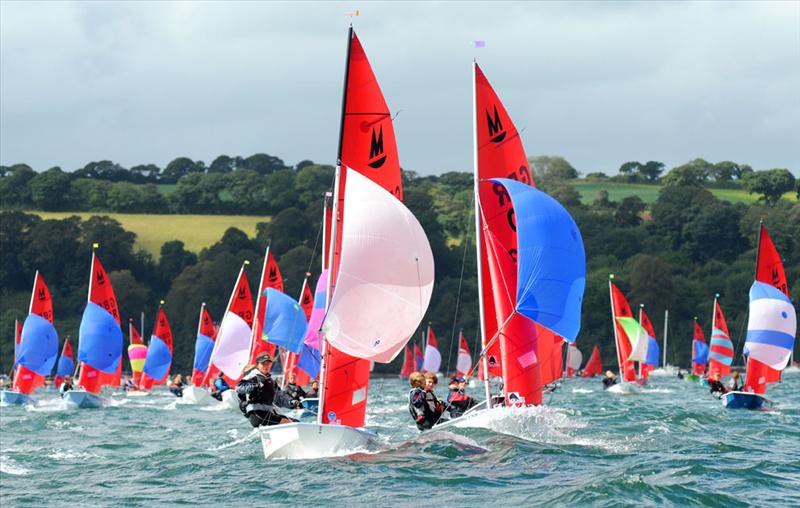 Racing in the 2011 Mirror nationals photo copyright Lee Whitehead / www.photolounge.co.uk taken at Restronguet Sailing Club and featuring the Mirror class