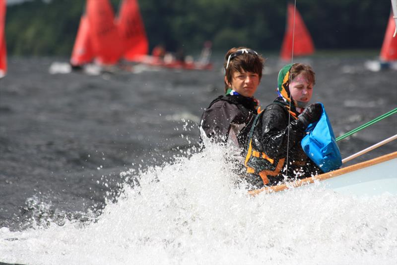 Ryan & Michaela Robinson win the Mirror World Championships on Lough Derg photo copyright Gerardine Wisdom taken at Lough Derg Yacht Club and featuring the Mirror class