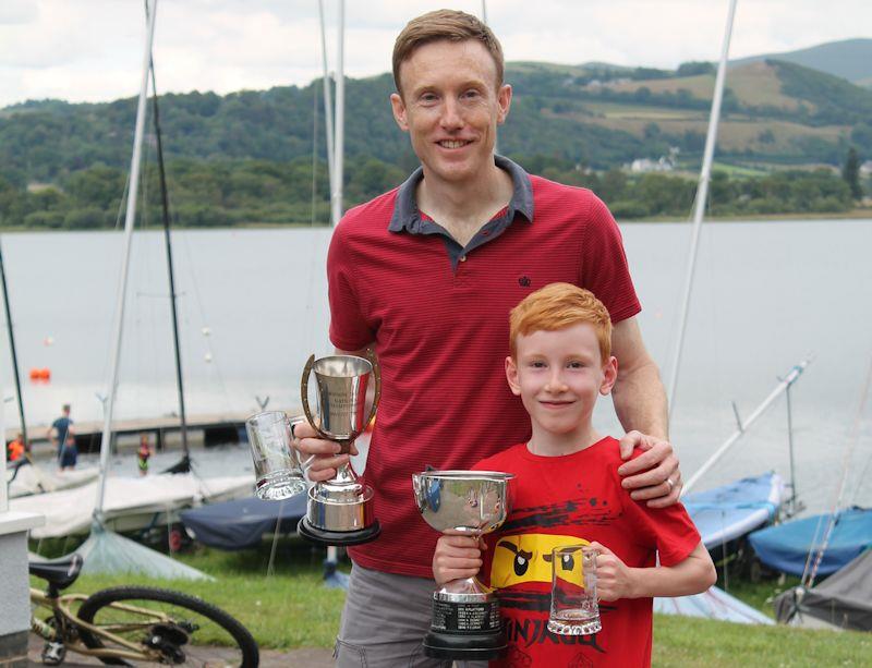 2nd overall, with race 1 trophy, Luke and Tristan Shaw - Mirror Inland, Youth & Junior, and Singlehanded Championship at Bassenthwaite photo copyright William Carruthers taken at Bassenthwaite Sailing Club and featuring the Mirror class