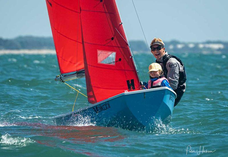 Toby and Mollie Wincer - Vaikobi Mirror National Championships at Hayling Island photo copyright Peter Hickson taken at Hayling Island Sailing Club and featuring the Mirror class