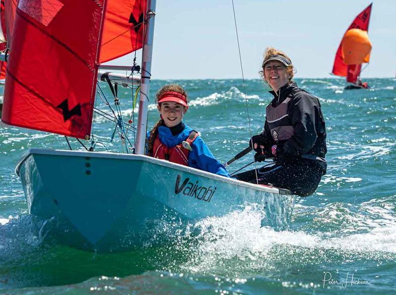 Natasha and Poppy Armstrong - Vaikobi Mirror National Championships at Hayling Island photo copyright Peter Hickson taken at Hayling Island Sailing Club and featuring the Mirror class