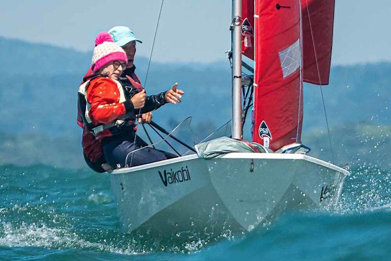 David and Hattie Edwards take fifth overall - Vaikobi Mirror National Championships at Hayling Island photo copyright Peter Hickson taken at Hayling Island Sailing Club and featuring the Mirror class