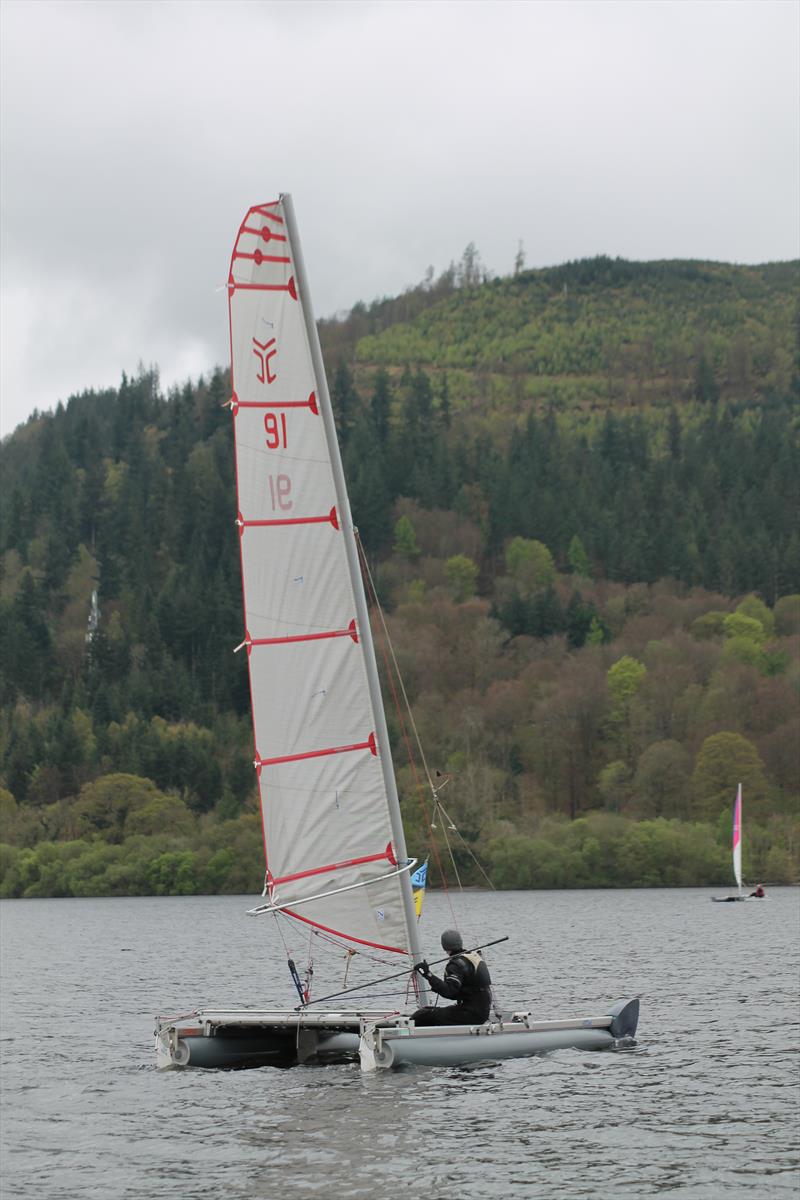 Catapult Open at Bassenthwaite photo copyright William Carruthers taken at Bassenthwaite Sailing Club and featuring the Mirror class