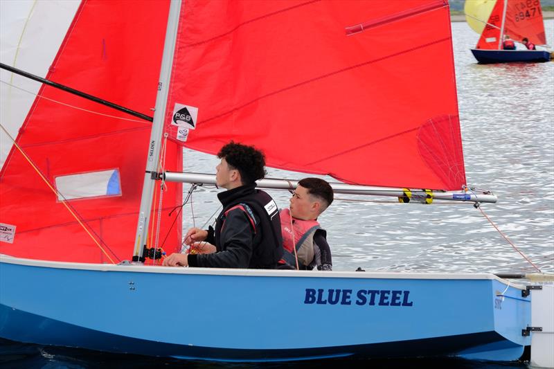 David Evans and Andrew Ryan (IRL) during the Mirror Worlds 2023 at Sligo photo copyright Michael Broaders taken at Sligo Yacht Club and featuring the Mirror class