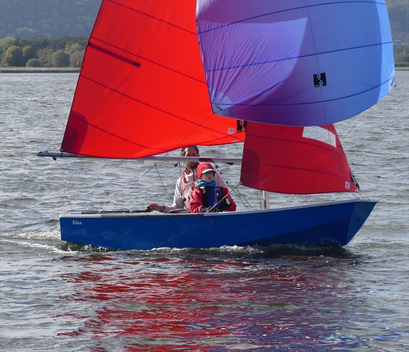Mirror Inlands at Chew Valley Lake - Ben and Keira McGrane in Elsa photo copyright Nigel Carson taken at Chew Valley Lake Sailing Club and featuring the Mirror class