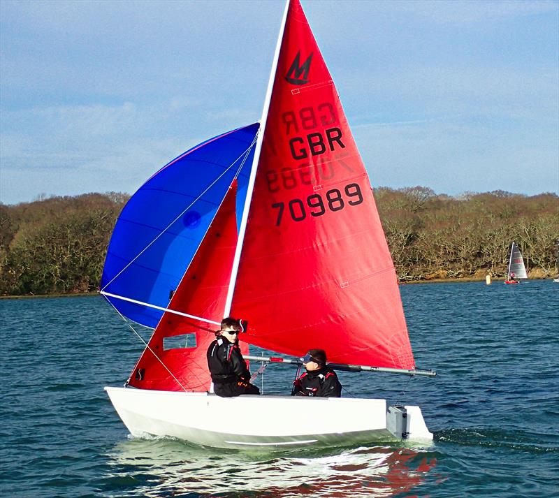 Chichester Yacht Club Snowflake Series 2024 Day 2 photo copyright Chris Hodge taken at Chichester Yacht Club and featuring the Mirror class