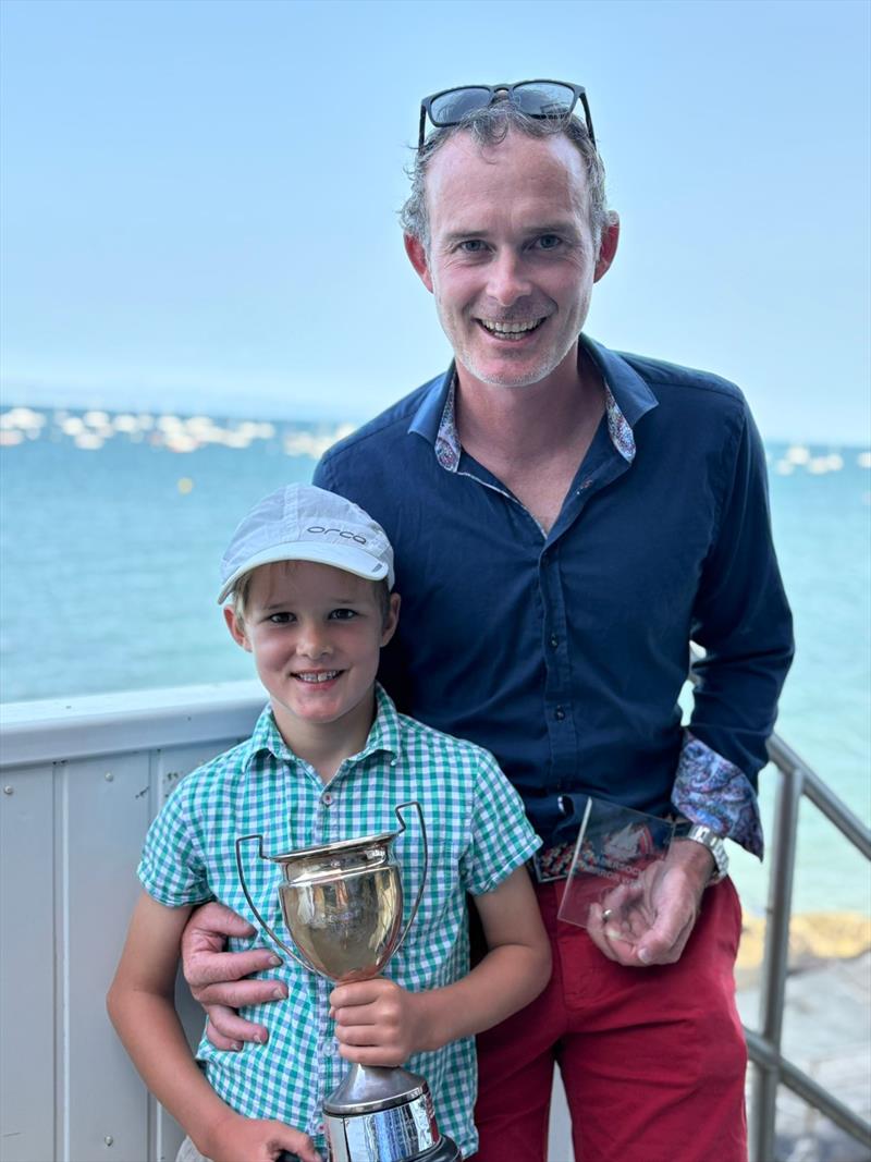 Abersoch Mirror Week - Ian and Ted Dobson Overall Winners - photo © Jude Fitzgerald