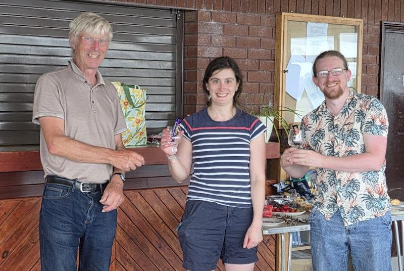 Hannah Rose and Mike Sargent, third overall - Mirror Weekend at Hunts photo copyright Kate Goujon taken at Hunts Sailing Club and featuring the Mirror class