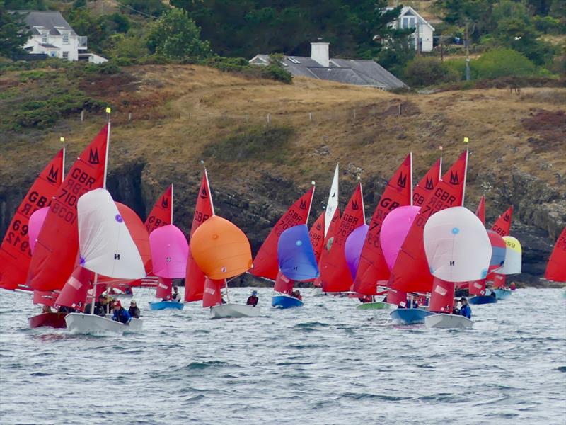 Abersoch Mirror Week 2026 Day 2 photo copyright Pete Hawkins taken at South Caernarvonshire Yacht Club and featuring the Mirror class