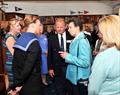 HRH The Princess Royal visits Hornet Services Sailing Club © Guy Pool