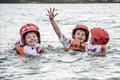 Newlands Primary School students and Olympic medallists at Southampton Water Sports Activity Centre © SWAC