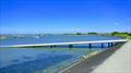 The new jetty at Harlow (Blackwater) Sailing Club is officially opened © Keith Taft