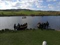 Nine St Aylsa Skiffs set off for their annual rowing event to Wormit © PSC