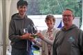 Overall winner (and winner of the Allcomers Race) Whitstable YC's Harry Newton during the KSSA Mid-Summer Regatta at Medway