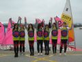 Rhyl sailors celebrate their club getting OnBoard status © Hamish Stuart