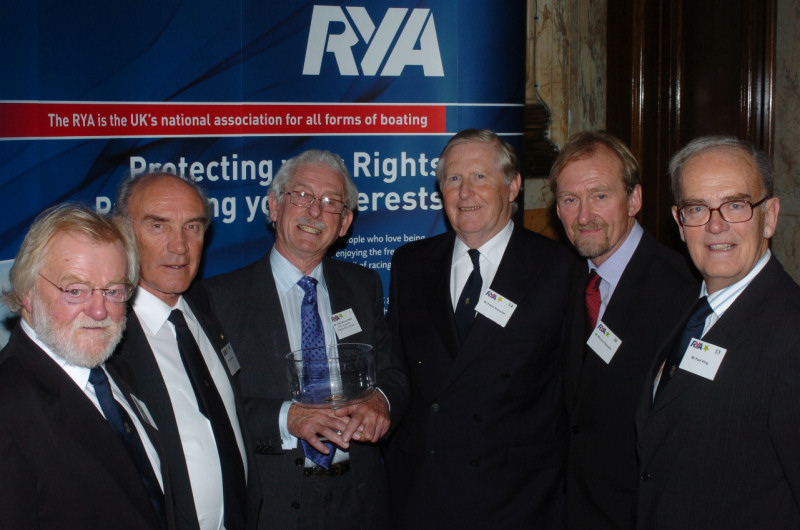 RYA Award winners left to right: Rod Little, Chris Simon, John Morley, Eddie Ramsden MBE, Michael Roberts, Paul King photo copyright RYA taken at 