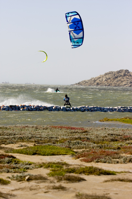 Kitesurfer Sebastien Cattelan of France becomes the first sailor to go over 50 knots photo copyright Kolesky / Sandisk taken at 