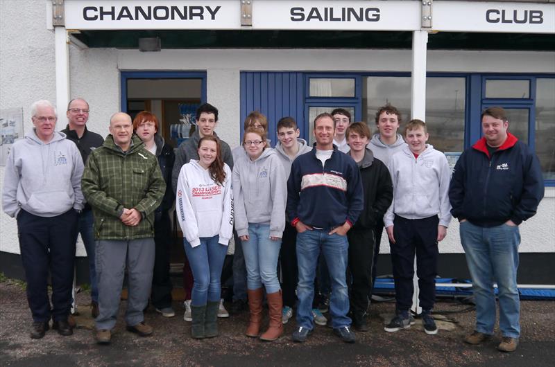 Richard Evans, Ben Yeats, Ian Renilson, Angus Richardson, Fin Macaulay-Smith, Melissa Brady, Natalie Dunton, Jack Evans, Thomas Hardie, Jon Emmett, Ross Slater, Niall Ferguson, Magnus Henry, Charlie Wilson & Paul Bartlett photo copyright CSC taken at Chanonry Sailing Club