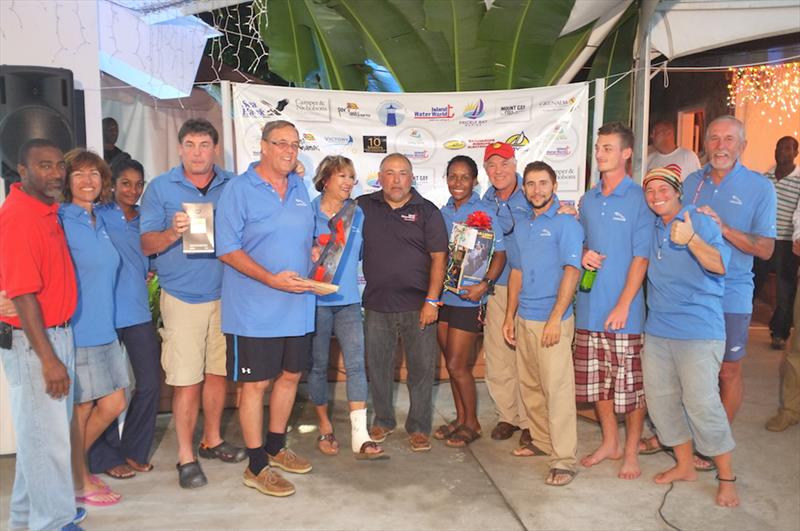 Jaguar collects best performing yacht trophy at Grenada Sailing Week - photo © Derek Pickell / Grenada Sailing Week