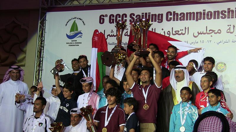 6th GCC Sailing Championships prize giving photo copyright Icarus Sailing Media taken at Doha Sailing Club