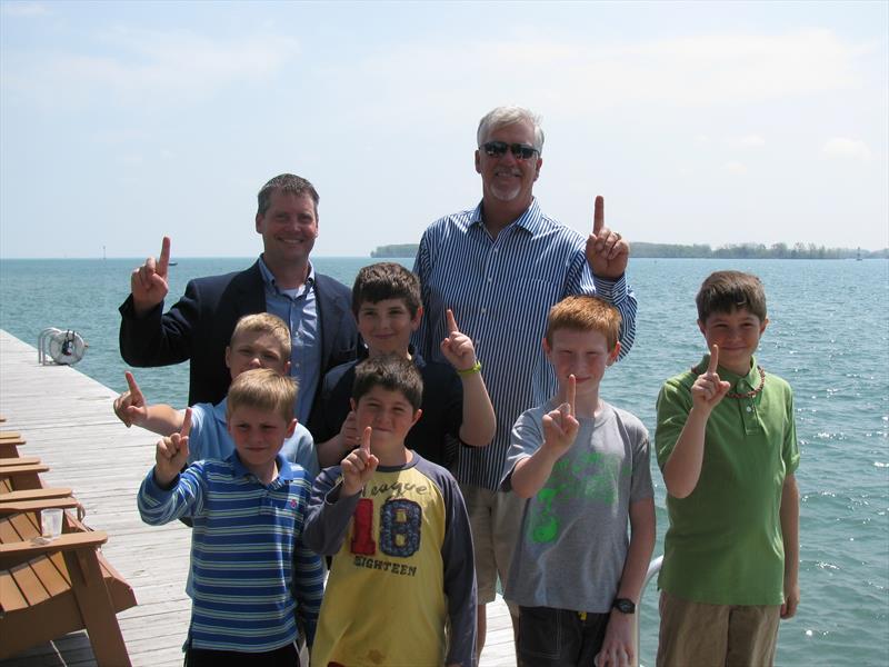 Former Detroit Tigers pitcher Dave Rozema chose the father-son team that will sail aboard USA 25683 Christina With a Sea II for the Pro Team Challenge at the 2014 Bell's Beer Bayview Mackinac Race - photo © Bob Benko