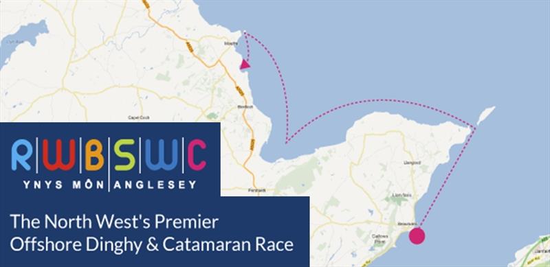 Anglesey Dinghy & Catamaran Race route photo copyright GI taken at Red Wharf Bay Sailing Club
