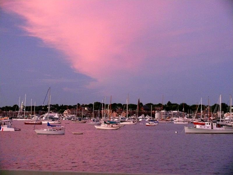 Reason 1 to compete in the 10th Anniversary Ida Lewis Distance: Champagne and caviar finish photo copyright ILYC taken at Ida Lewis Yacht Club