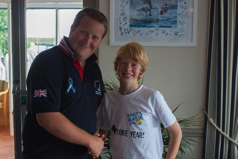 Sam De La Feuillade wins the Bart's Bash event at Christchurch Sailing Club photo copyright Gary Sibbald taken at Christchurch Sailing Club