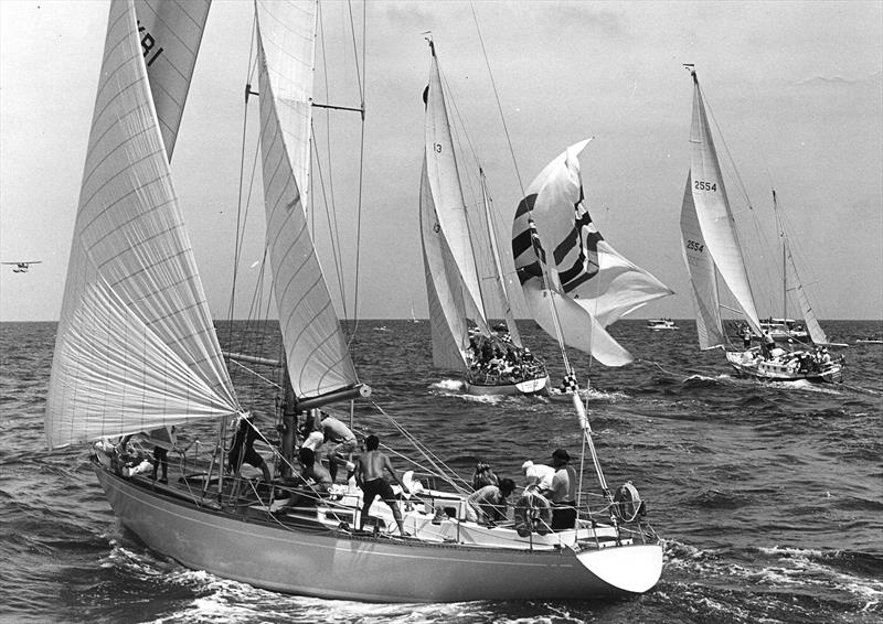 Warren Brown at the helm of War Baby KB1, Brown died Christmas Day in Bermuda. He was 85 and had sailed over 300,000 miles. He was a recipient of the Cruising Club of America's Blue Water Medal photo copyright RBYC taken at Royal Bermuda Yacht Club