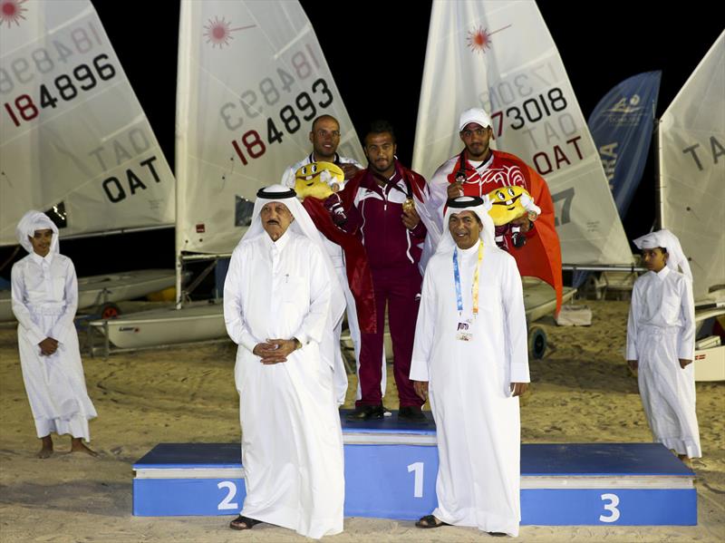2nd GCC Beach Games 2015 prize giving photo copyright Icarus Sailing Media taken at Doha Sailing Club