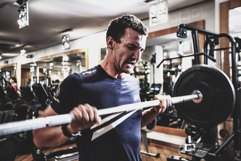 Giles Scott during a BAR training session - photo © KX Gym