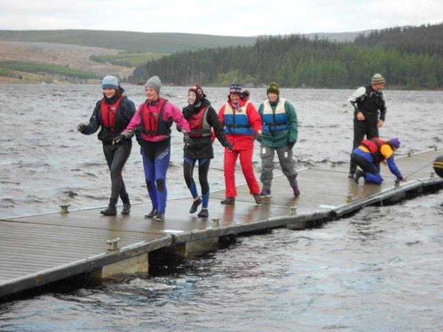 Gales don't stop Kielder Water Pushing the Boat Out photo copyright John Scullion taken at Kielder Water Sailing Club